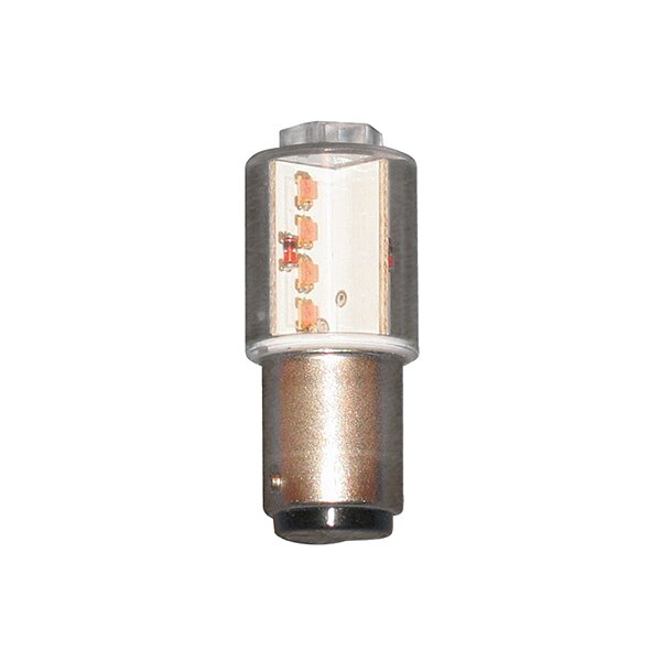 LED-Leuchte 18,5x45mm BA15d 230VAC/DC rot 35710