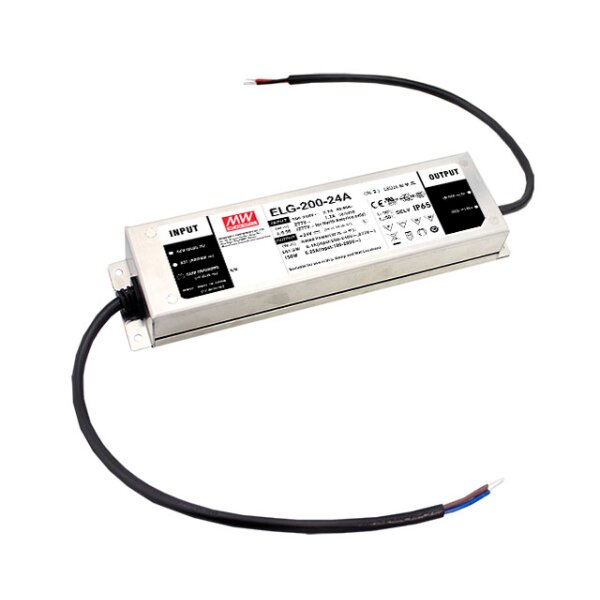 LED-Trafo 244x71x37,5mm DALI 100-305VAC/24VDC max. 201,6W IP67, ELG-200-24DA-3Y 55044