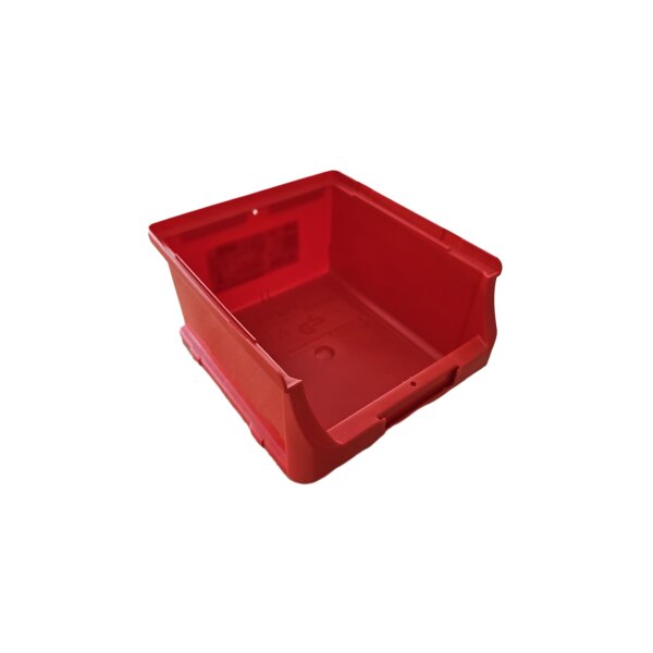 ALLIT Sichtlagerbox rot - Größe 2B - 137x160x137x82mm - gebraucht
