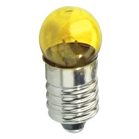 Kugellampe 11,5x24mm E10 3,5V 200mA 0,7W gelb 93141