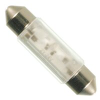 LED-Soffittenlampe 8x39mm 12-14VAC/DC rot 1 Chip mit...